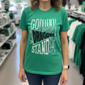 Green T-Shirt Go Fight Win Game Day Tee