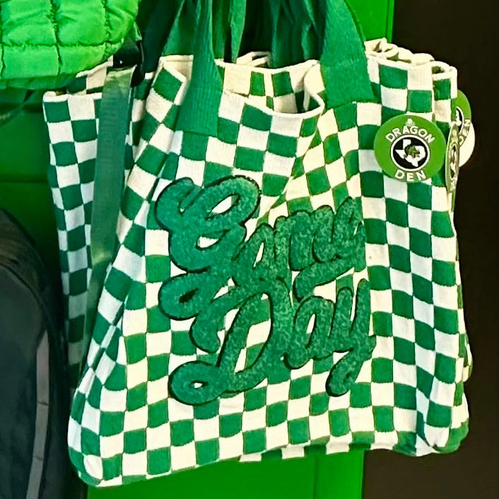 Checkered Bag with Game Day Patch