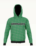 Youth Green Logo Dragons Hoodie