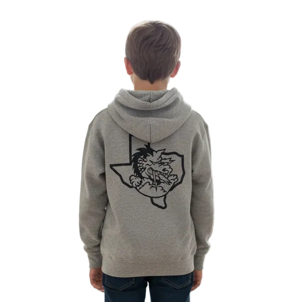 Youth Grey Hoodie Logo