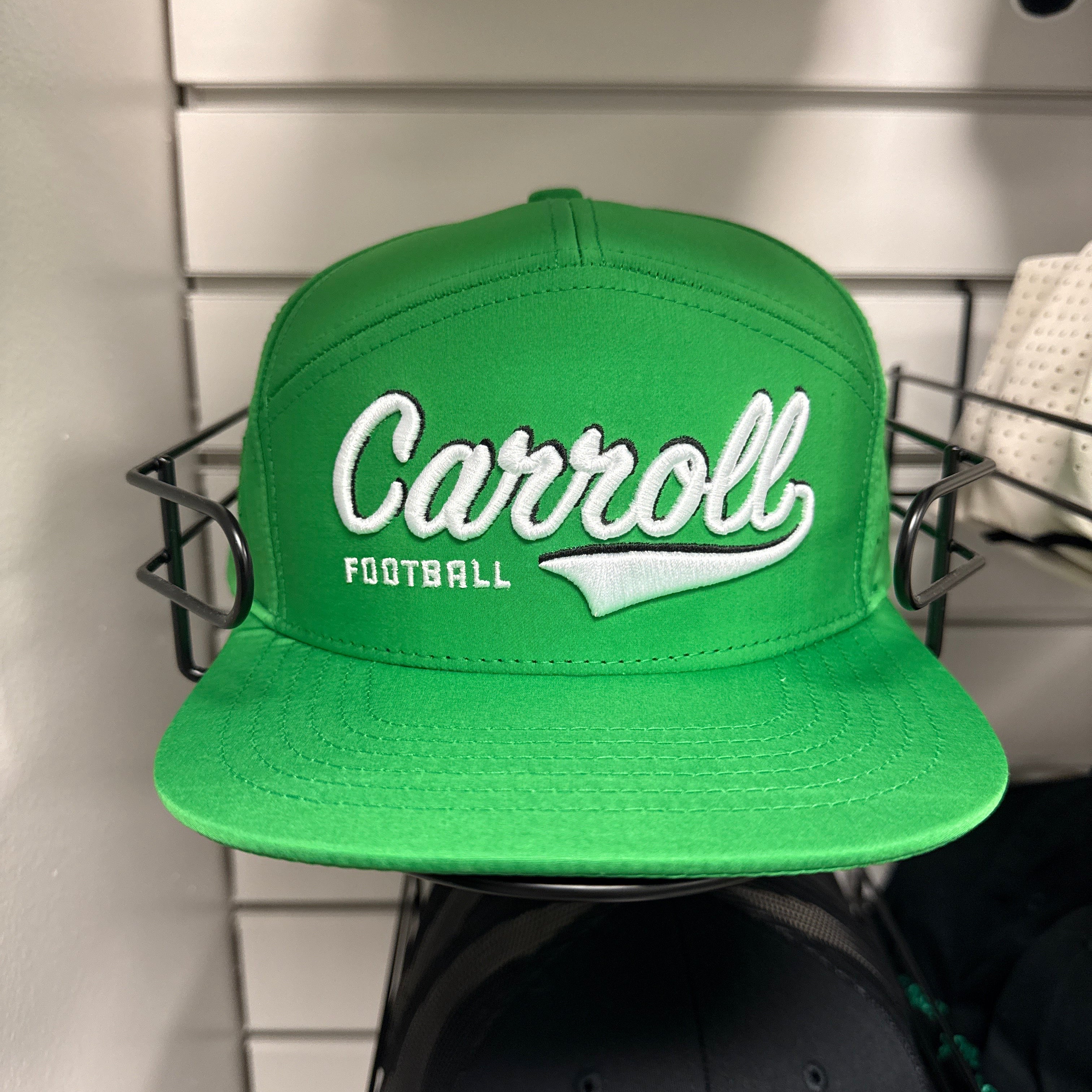 Green Carroll Football StickStar Hat