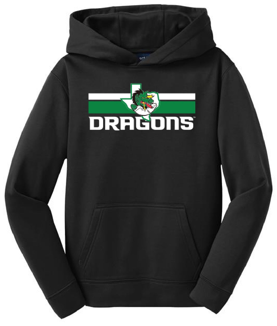 Youth Black Performance Hoodie
