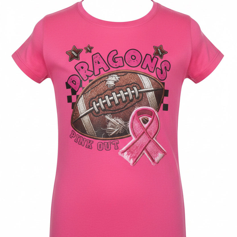 Toddler Hot Pink Ribbon Football
