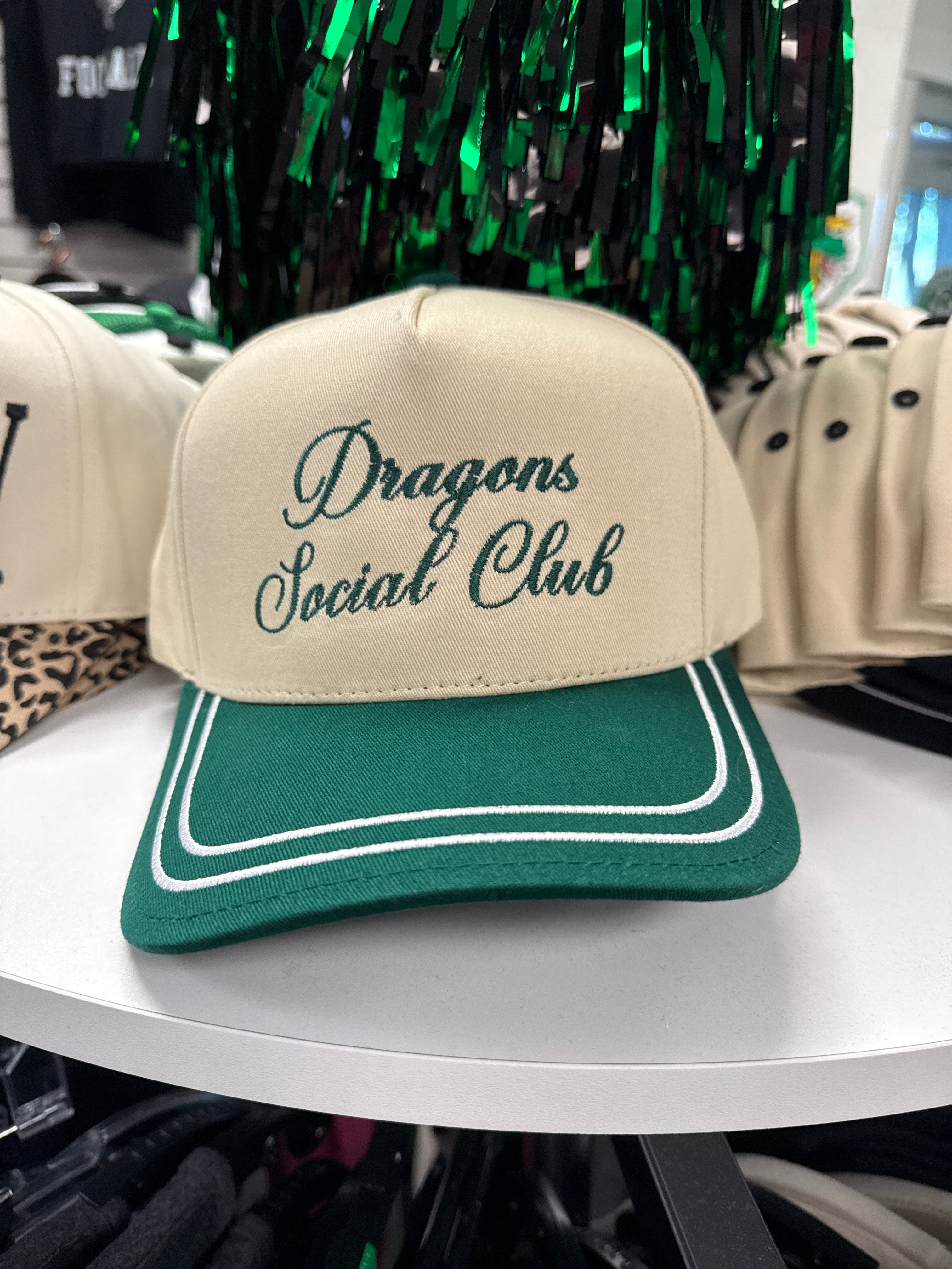 Green and Tan Hat Dragons Social Club
