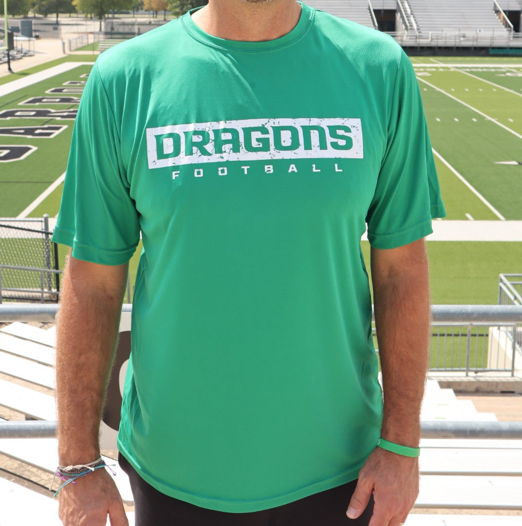 Men's Kelly Green T-Shirt Boxed Dragon