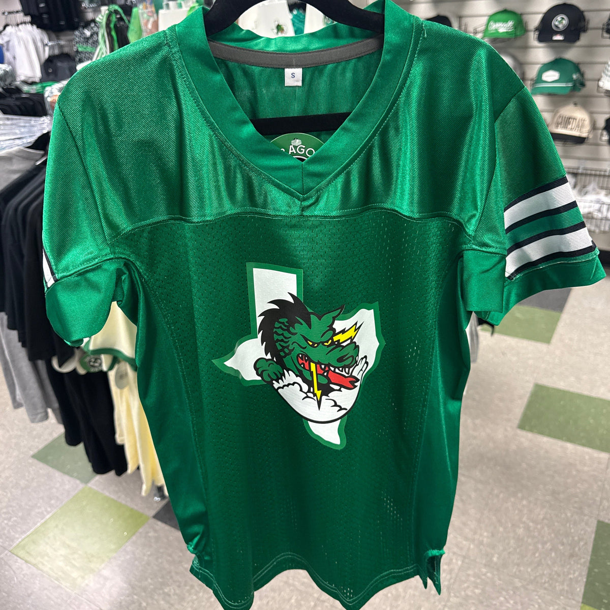 Toddler Green Jersey with Flat Logo