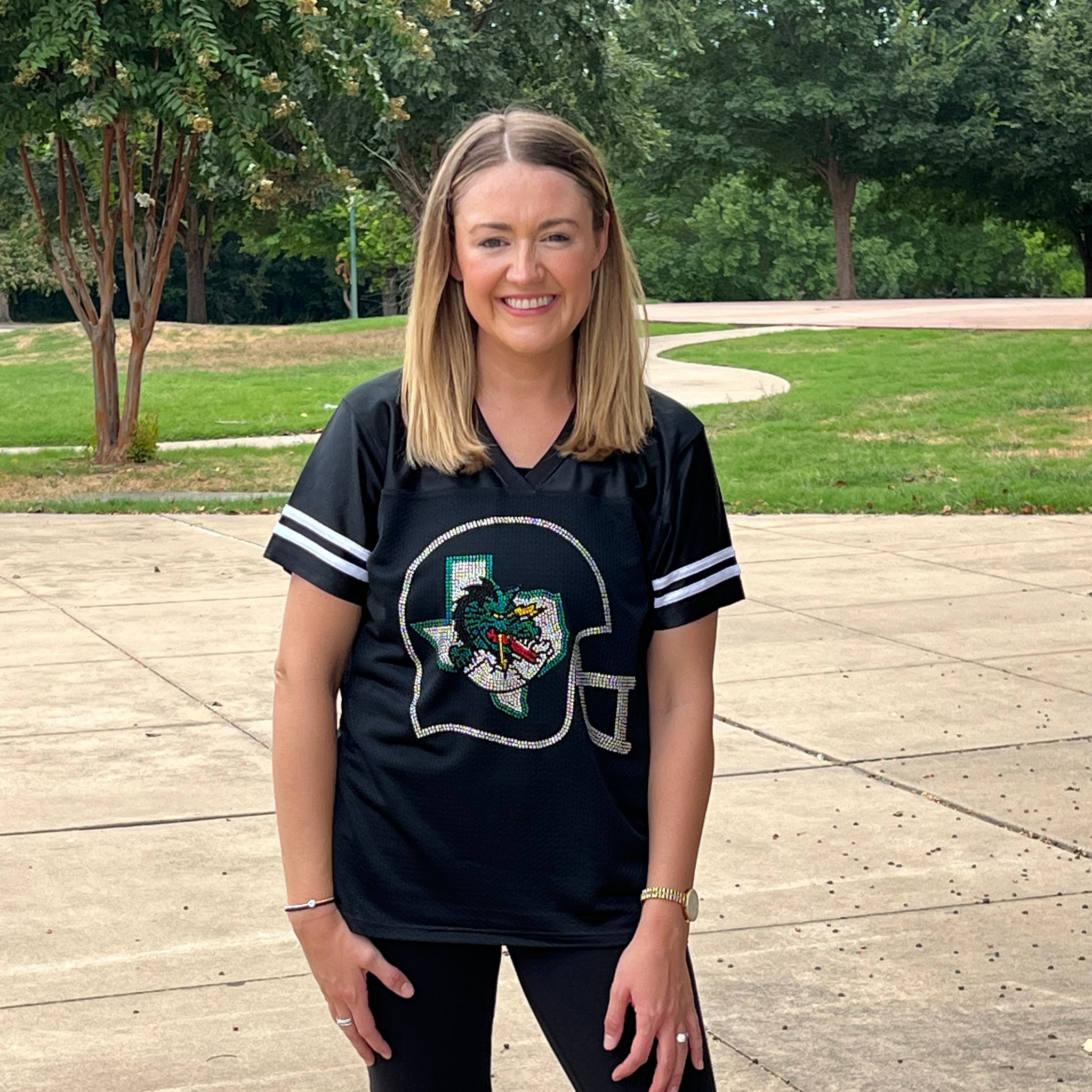 Black Helmet Jersey