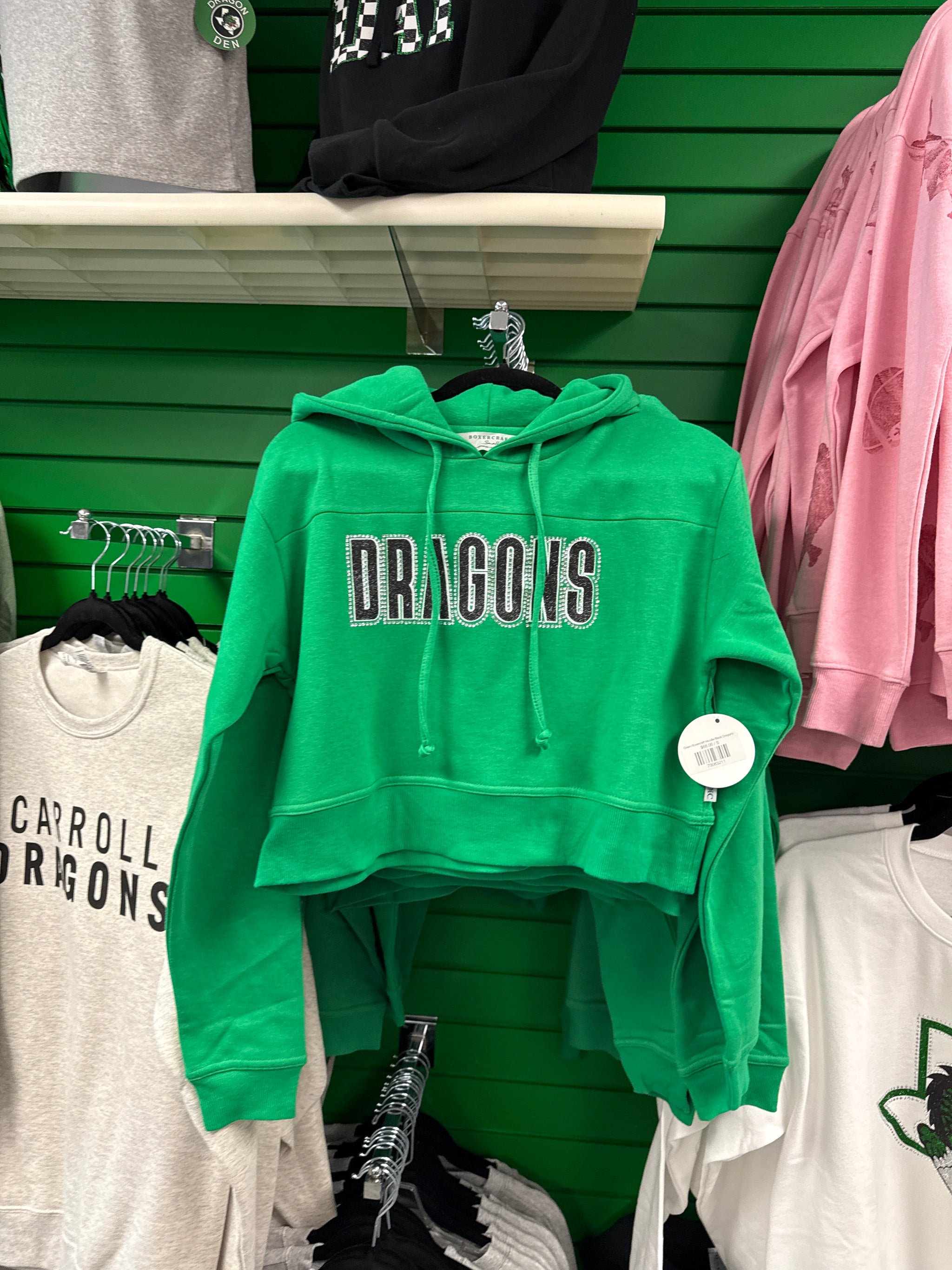 Green Boxercraft Hoodie Black Dragons