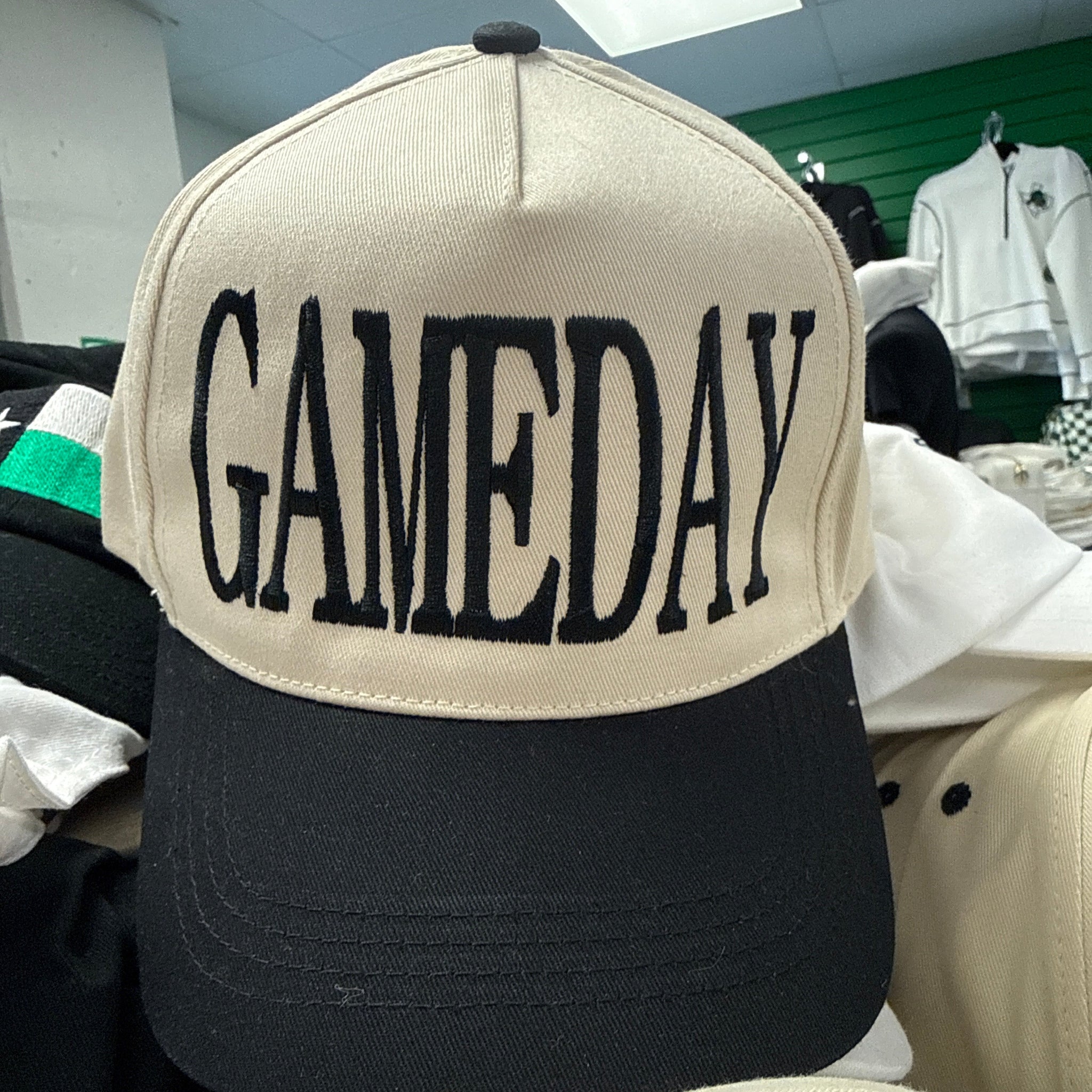 Gameday Two Tone Hat Black