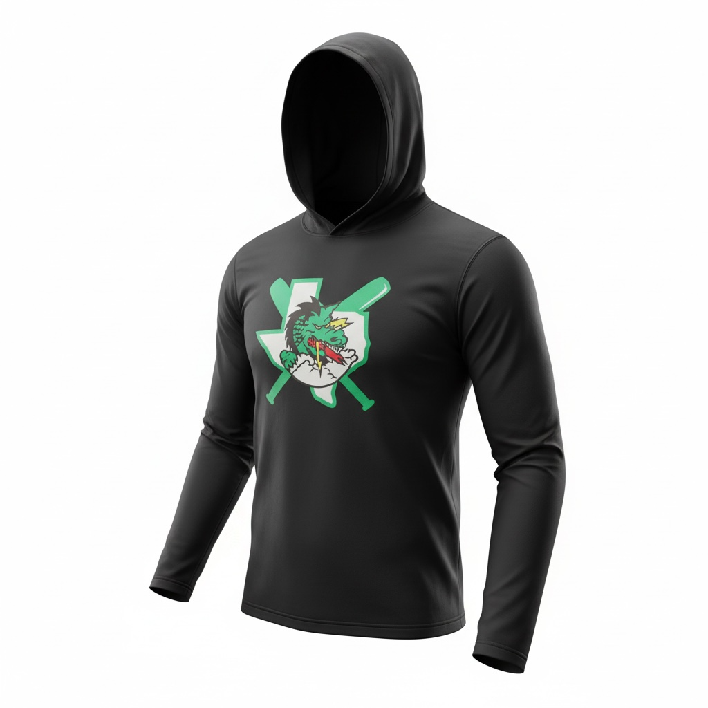 DYB Logo Lightweight Black Hoodie