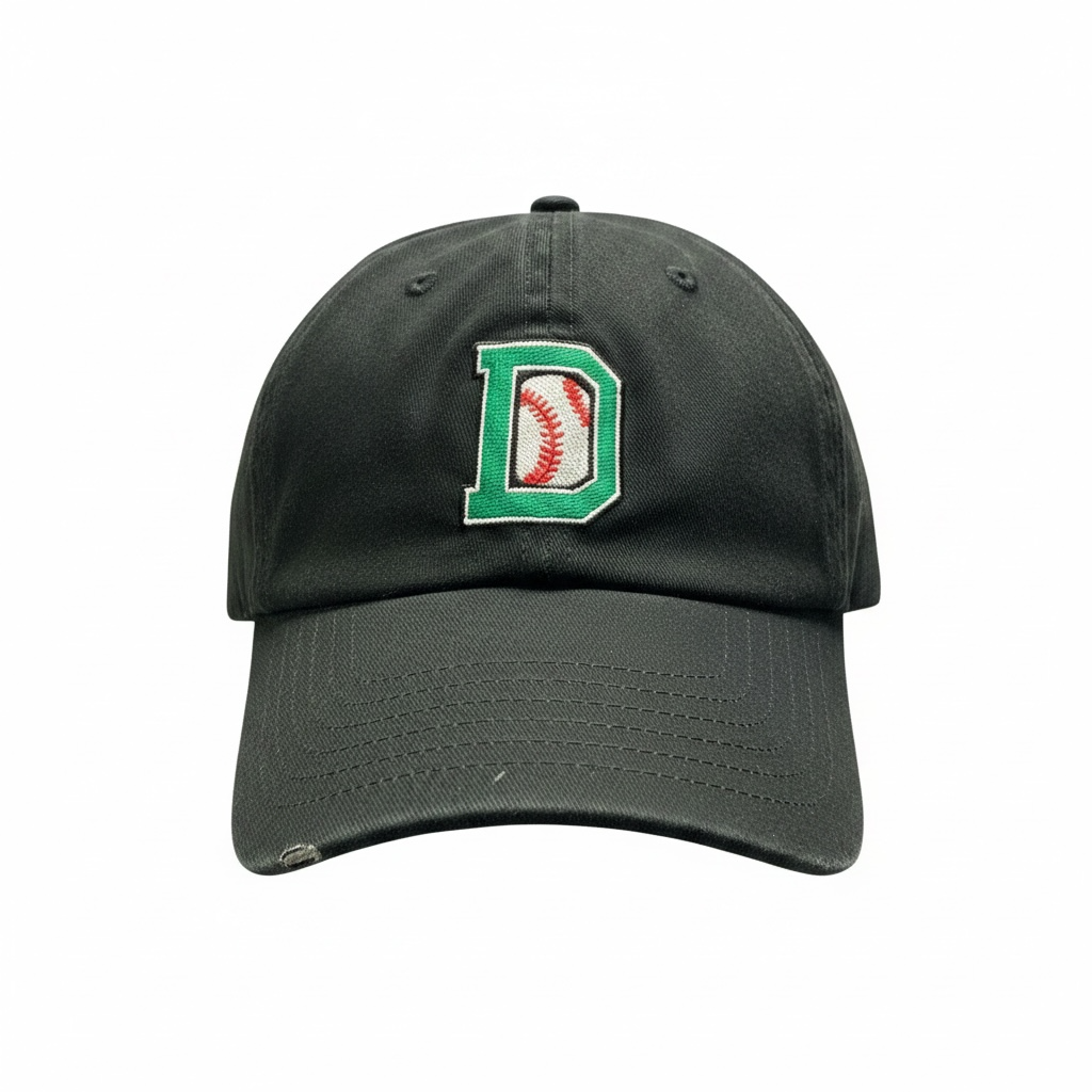 D baseball Soft Hat