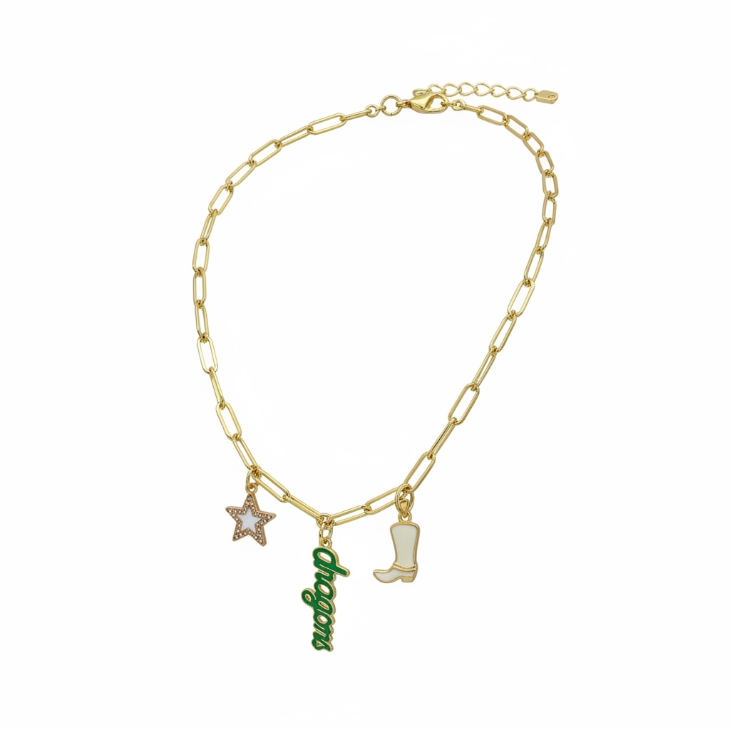 Cowtown Coastal Western Design Necklace