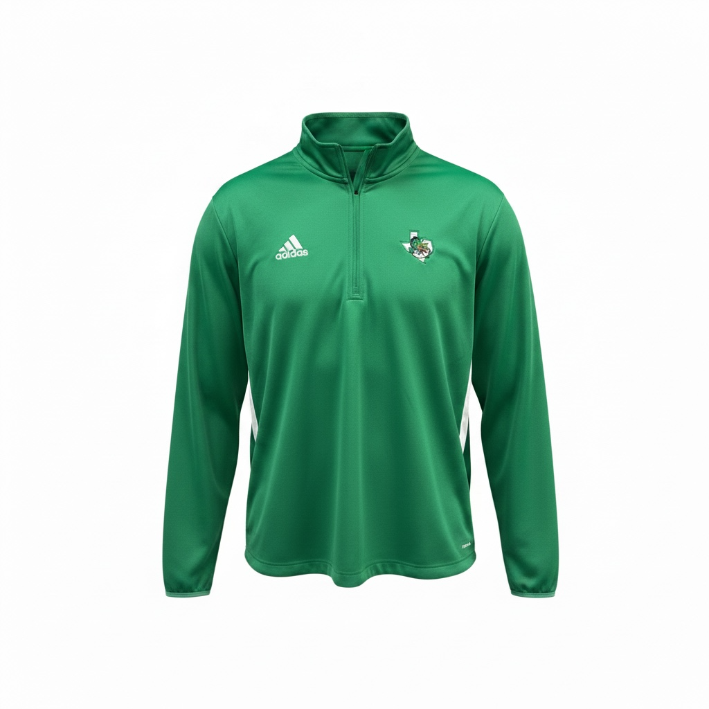 Adidas Long Sleeve 1/4 Zip Kelly Green