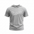 Youth Boys Silver SS Hoodie White Dragons