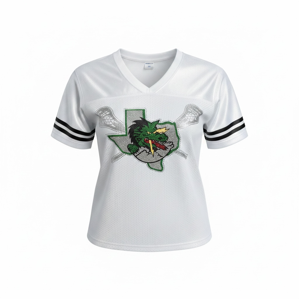 LAX White Jersey Lax Logo