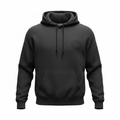 Black Embossed Hoodie