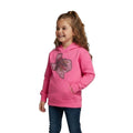 Youth Pink Hoodie Rhinestone Logo