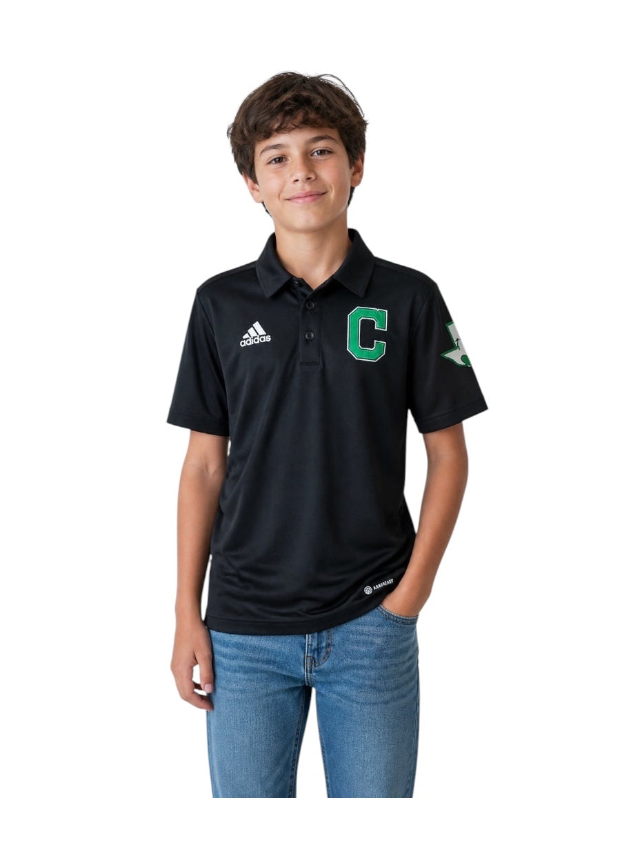 Youth Black Polo with C