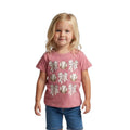 Toddler Pink Dot Tee 9 Emoji Baseball