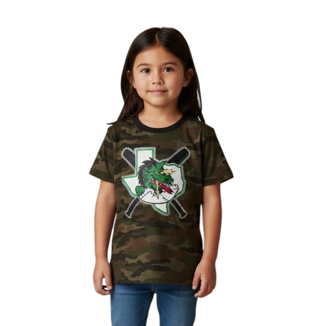Youth DYB Black Camo Tee