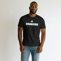 M SS Black Adidas Dragons T-Shirt