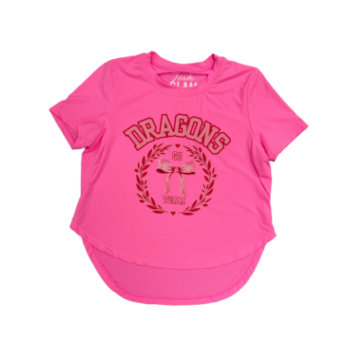 Youth Hot Pink Go Team Tee